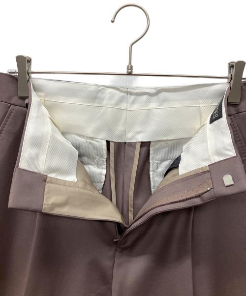 ERMENEGILDO ZEGNA（エルメネジルド・ゼニア）ERMENEGILDO ZEGNA (エルメネジルド・ゼニア) スラックス パープル サイズ:Sの古着・服飾アイテム