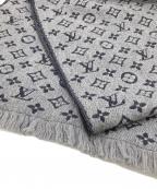 LOUIS VUITTONルイ ヴィトン）の古着「マフラー・モノグラム　クラシック」｜グレー