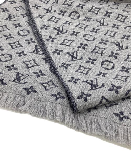 LOUIS VUITTON（ルイ ヴィトン）LOUIS VUITTON (ルイ ヴィトン) マフラー・モノグラム　クラシック グレーの古着・服飾アイテム