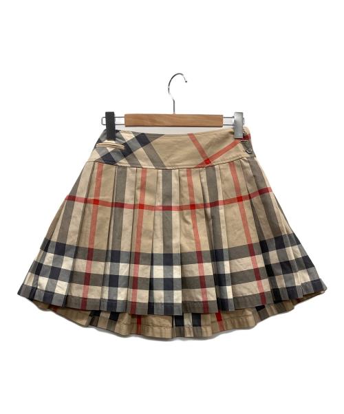 BURBERRY（バーバリー）BURBERRY (バーバリー) スカート ブラウン サイズ:160cmの古着・服飾アイテム