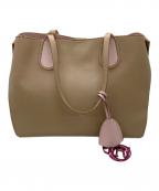 Christian Diorクリスチャン ディオール）の古着「トートバッグ」｜ピンクベージュ