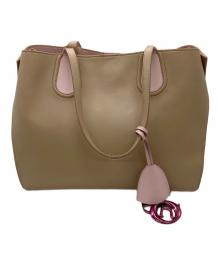 Christian Dior（クリスチャン ディオール）の古着「トートバッグ」｜ピンクベージュ