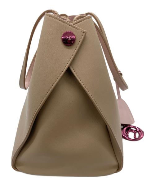 Christian Dior（クリスチャン ディオール）Christian Dior (クリスチャン ディオール) トートバッグ ピンクベージュの古着・服飾アイテム