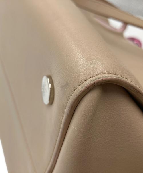 Christian Dior（クリスチャン ディオール）Christian Dior (クリスチャン ディオール) トートバッグ ピンクベージュの古着・服飾アイテム