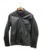 Schottショット）の古着「レザージャケット」｜ブラック