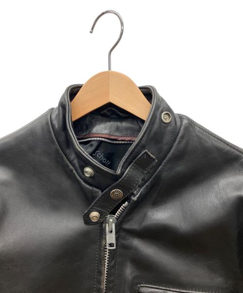 Schott（ショット）Schott (ショット) レザージャケット ブラック サイズ:XSの古着・服飾アイテム