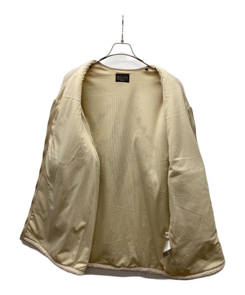 PENDLETON（ペンドルトン）PENDLETON (ペンドルトン) ファージャケット ホワイト サイズ:Lの古着・服飾アイテム