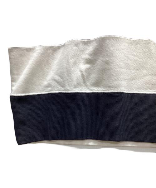 MM6 Maison Margiela（エムエムシックスメゾンマルジェラ）MM6 Maison Margiela (エムエムシックスメゾンマルジェラ) ロゴオーバースウェット ブラック×ホワイト サイズ:Sの古着・服飾アイテム