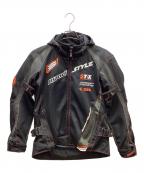 HYODヒョウドウ）の古着「プロテクタージャケット」｜ブラック×オレンジ