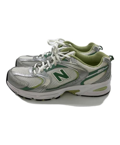 NEW BALANCE（ニューバランス）NEW BALANCE (ニューバランス) スニーカー グリーン×シルバー サイズ:29cmの古着・服飾アイテム