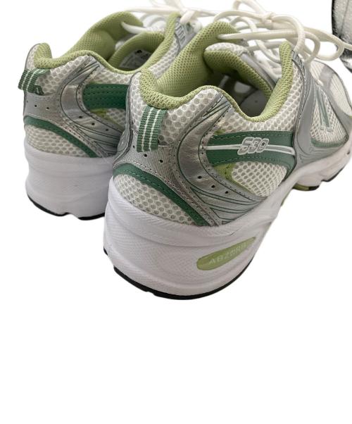 NEW BALANCE（ニューバランス）NEW BALANCE (ニューバランス) スニーカー グリーン×シルバー サイズ:29cmの古着・服飾アイテム