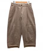 STUDIO NICHOLSONスタジオ ニコルソン）の古着「ワイドパンツ」｜ブラウン