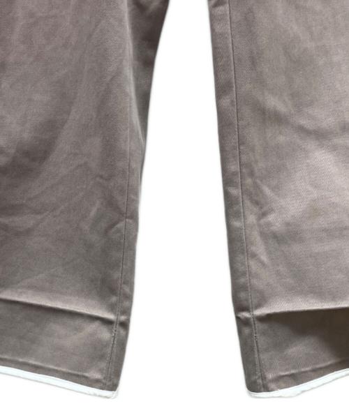 STUDIO NICHOLSON（スタジオ ニコルソン）STUDIO NICHOLSON (スタジオ ニコルソン) ワイドパンツ ブラウン サイズ:Mの古着・服飾アイテム