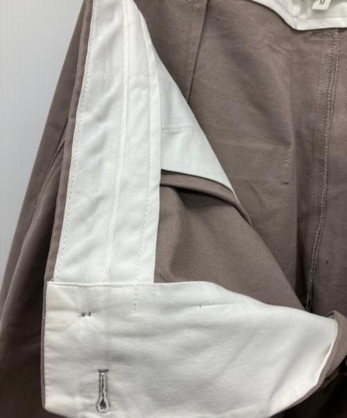 STUDIO NICHOLSON（スタジオ ニコルソン）STUDIO NICHOLSON (スタジオ ニコルソン) ワイドパンツ ブラウン サイズ:Mの古着・服飾アイテム