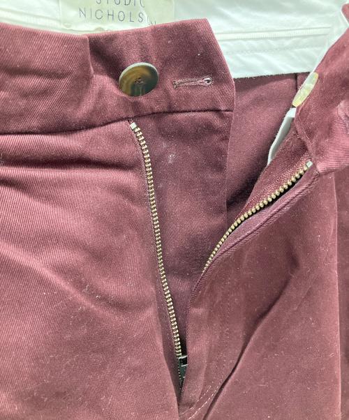 STUDIO NICHOLSON（スタジオ ニコルソン）STUDIO NICHOLSON (スタジオ ニコルソン) ワイドパンツ レッド サイズ:Mの古着・服飾アイテム