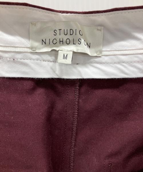 STUDIO NICHOLSON（スタジオ ニコルソン）STUDIO NICHOLSON (スタジオ ニコルソン) ワイドパンツ レッド サイズ:Mの古着・服飾アイテム