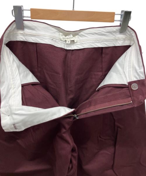 STUDIO NICHOLSON（スタジオ ニコルソン）STUDIO NICHOLSON (スタジオ ニコルソン) ワイドパンツ レッド サイズ:Mの古着・服飾アイテム