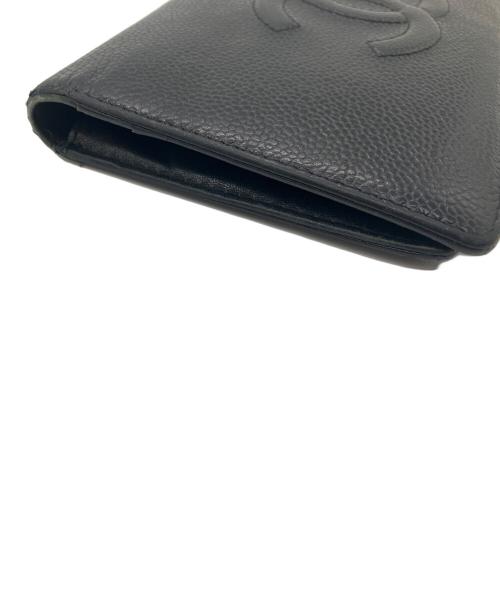 CHANEL（シャネル）CHANEL (シャネル) 長財布 ブラックの古着・服飾アイテム