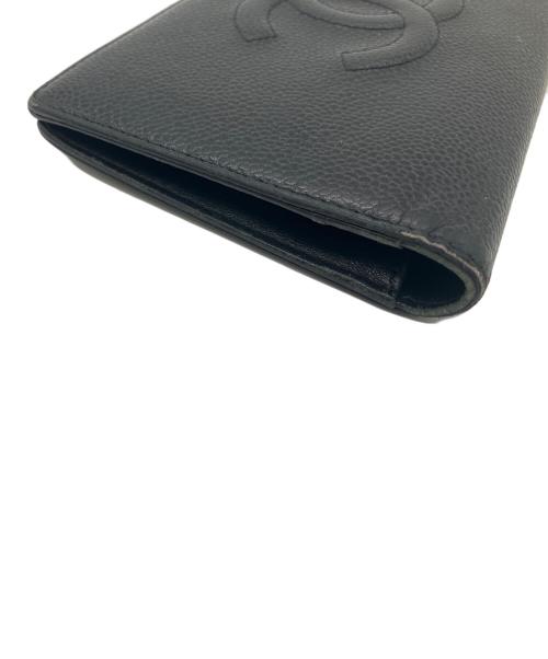 CHANEL（シャネル）CHANEL (シャネル) 長財布 ブラックの古着・服飾アイテム