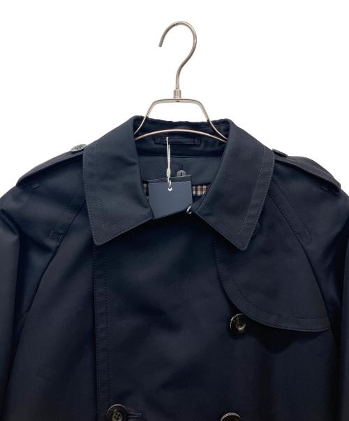 Aquascutum（アクアスキュータム）Aquascutum (アクアスキュータム) トレンチコート ブラック サイズ:12の古着・服飾アイテム