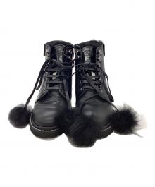 JIMMY CHOO（ジミーチュウ）の古着「SNOW FLAT」｜ブラック