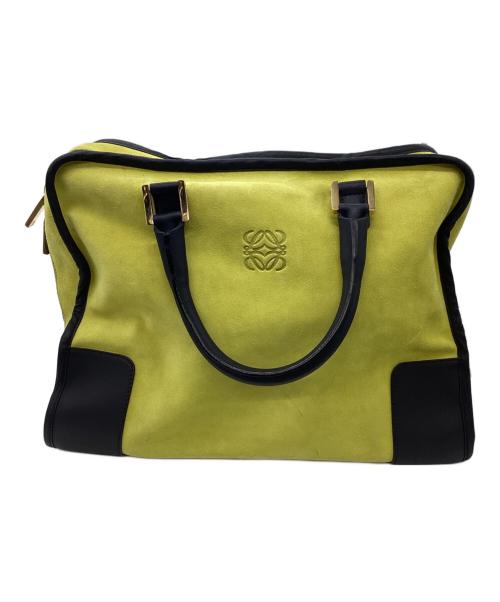 LOEWE（ロエベ）LOEWE (ロエベ) ハンドバッグ ブラック×黄緑の古着・服飾アイテム