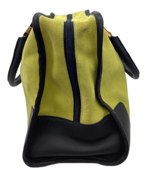 LOEWE（ロエベ）LOEWE (ロエベ) ハンドバッグ ブラック×黄緑の古着・服飾アイテム