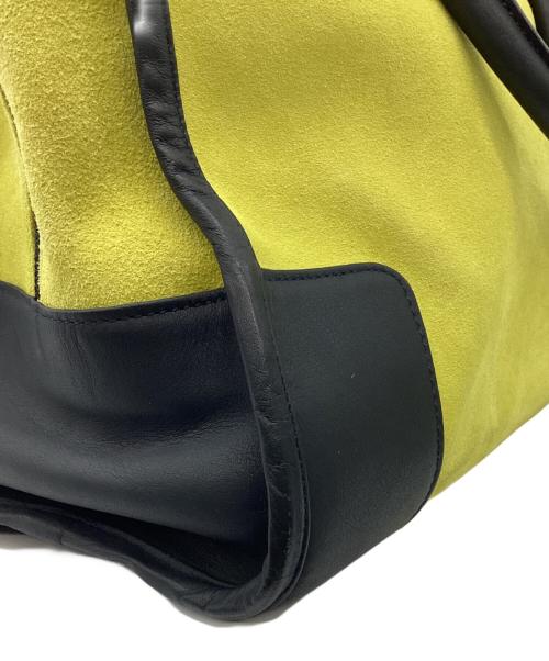 LOEWE（ロエベ）LOEWE (ロエベ) ハンドバッグ ブラック×黄緑の古着・服飾アイテム