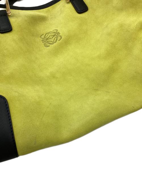 LOEWE（ロエベ）LOEWE (ロエベ) ハンドバッグ ブラック×黄緑の古着・服飾アイテム