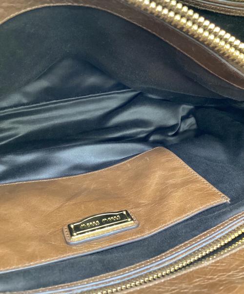 MIU MIU（ミュウミュウ）MIU MIU (ミュウミュウ) 2WAYバッグ ブラウンの古着・服飾アイテム