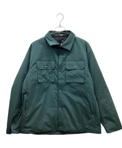 Abu Garcia（アブガルシア）Abu Garcia (アブガルシア) パデッドシャツアウター グリーン サイズ:XLの古着・服飾アイテム
