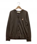 maison kitsuneメゾンキツネ）の古着「薄手カーディガン」｜ブラウン