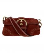 COACHコーチ）の古着「ワンショルダーバッグ」｜レッド