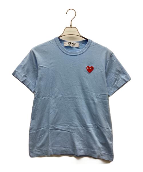PLAY COMME des GARCONS（プレイコムデギャルソン）PLAY COMME des GARCONS (プレイコムデギャルソン) 半袖カットソー スカイブルー サイズ:Mの古着・服飾アイテム