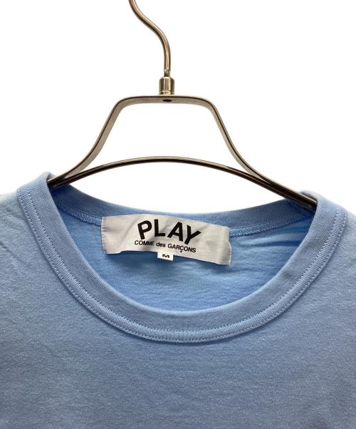 PLAY COMME des GARCONS（プレイコムデギャルソン）PLAY COMME des GARCONS (プレイコムデギャルソン) 半袖カットソー スカイブルー サイズ:Mの古着・服飾アイテム