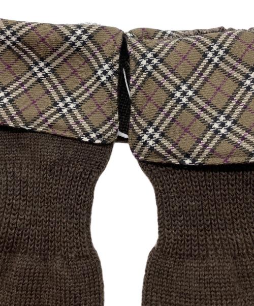 BURBERRY BLUE LABEL（バーバリー ブルー レーベル）BURBERRY BLUE LABEL (バーバリーロンドンブルーレーベル) 手袋 ブラウンの古着・服飾アイテム