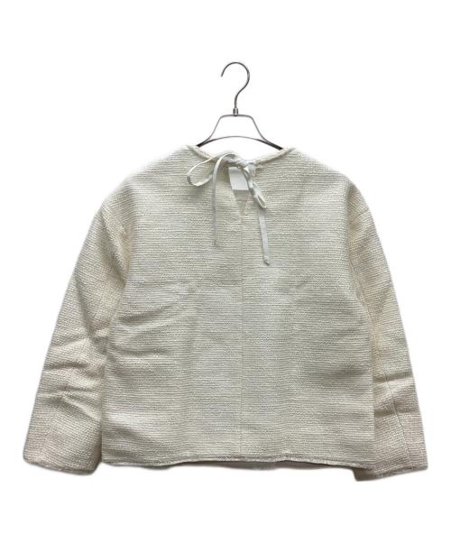 DRAWER（ドゥロワー）DRAWER (ドゥロワー) 長袖ブラウス ホワイト サイズ:-の古着・服飾アイテム