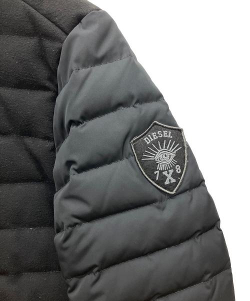 DIESEL（ディーゼル）DIESEL (ディーゼル) ダウンジャケット ブラック サイズ:Sの古着・服飾アイテム