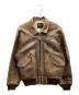 FLYERS（フライヤーズ）の古着「レザージャケット」｜ブラウン