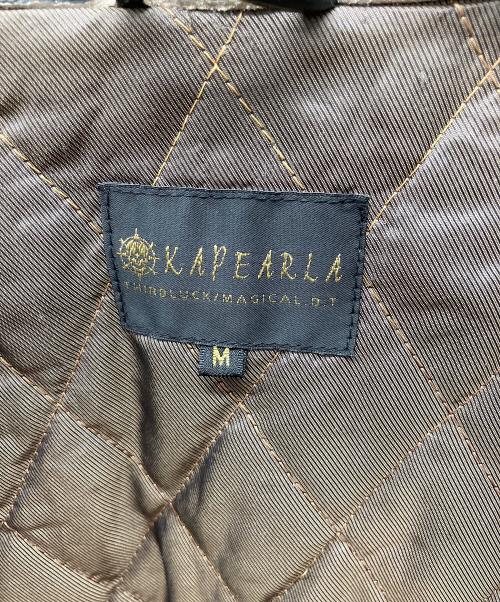 KAPEARLA（カペアーラ）KAPEARLA (カペアーラ) レザージャケット ブラック サイズ:Mの古着・服飾アイテム