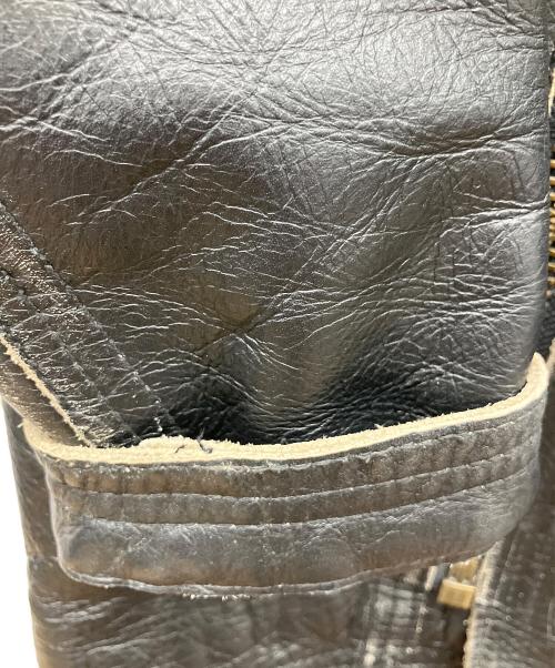 KAPEARLA（カペアーラ）KAPEARLA (カペアーラ) レザージャケット ブラック サイズ:Mの古着・服飾アイテム