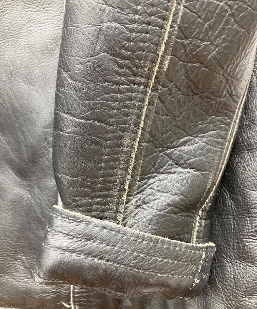 KAPEARLA（カペアーラ）KAPEARLA (カペアーラ) レザージャケット ブラック サイズ:Mの古着・服飾アイテム