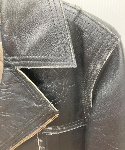 KAPEARLA（カペアーラ）KAPEARLA (カペアーラ) レザージャケット ブラック サイズ:Mの古着・服飾アイテム