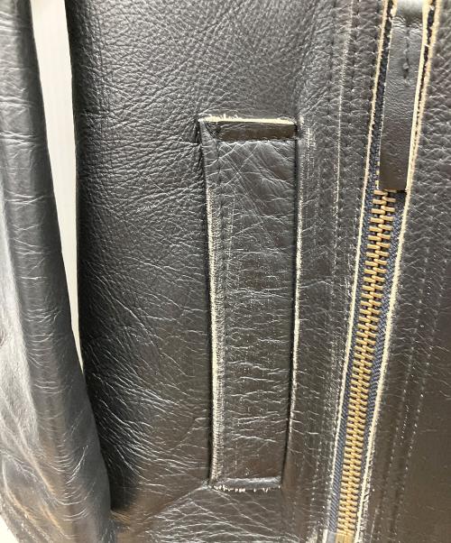 KAPEARLA（カペアーラ）KAPEARLA (カペアーラ) レザージャケット ブラック サイズ:Mの古着・服飾アイテム