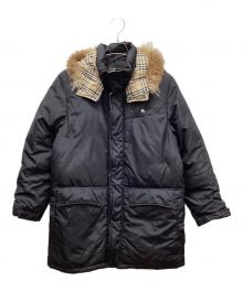 BURBERRY BLACK LABEL（バーバリーブラックレーベル）の古着「ダウンジャケット」｜ブラック