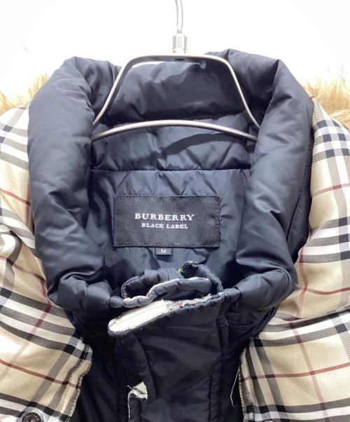 BURBERRY BLACK LABEL（バーバリーブラックレーベル）BURBERRY BLACK LABEL (バーバリーブラックレーベル) ダウンジャケット ブラック サイズ:Mの古着・服飾アイテム