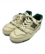NEW BALANCEニューバランス）の古着「Aime Leon Dore × New Balance 550 "Yellow/Green" BB550AY1」｜グリーン×アイボリー