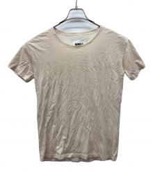 MM6 Maison Margiela（エムエムシックスメゾンマルジェラ）の古着「半袖カットソー」｜オレンジ