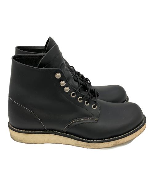 RED WING（レッドウィング）RED WING (レッドウィング) 6インチ クラシックラウンド ブラック サイズ:26cmの古着・服飾アイテム