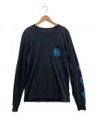 CHROME HEARTSクロムハーツ）の古着「CEMETERY CROSS 3 カットソー」｜ブラック